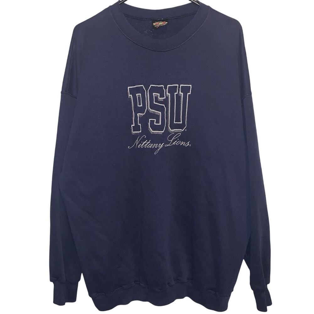 Vintage 90s Penn State University Nittany Lions PSU TSI Sweatshirt XXL USA